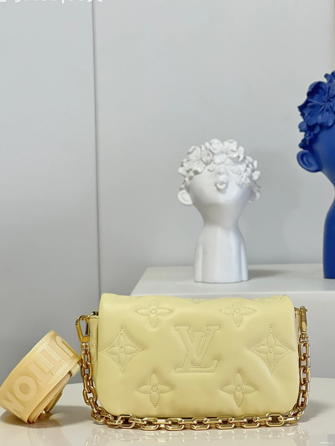 WIS LOUIS WALLET STRAP VUITTON BUBBLEGRAM ON 1210